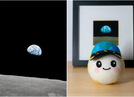 NASA presenta a "Rise", su nueva mascota lunar NASA presenta a "Rise", su nueva mascota lunar