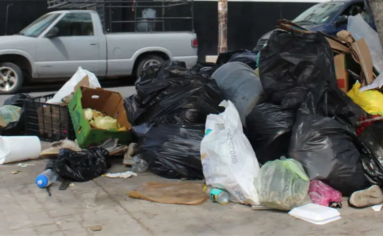 Refuerzan recolección de basura en el centro por Semana Santa Refuerzan recolección de basura en el centro por Semana Santa