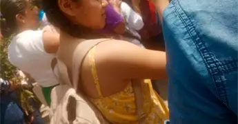 Brindan auxilio a feligreses en el Domingo de Ramos