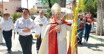 Celebr&oacute; la iglesia el Domingo de Ramos