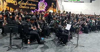 Concierto de bandas sinf&oacute;nicas en Charcas