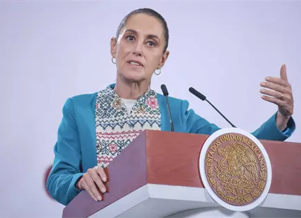 La gente est&aacute; contenta, asegura Sheinbaum