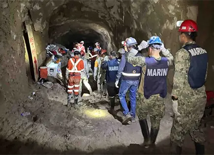 Dan de alta a minero rescatado en Sinaloa