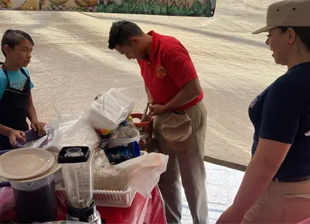 Bomberos inspeccionan gas en ambulantes del Centro