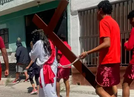 Migrantes viven la Semana Santa en Casa del Migrante de SLP