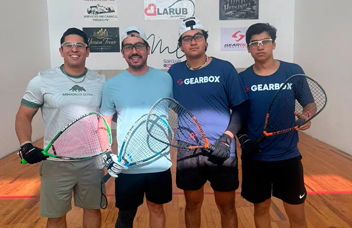 Disputados partidos del torneo de racquetbol