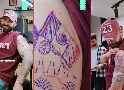 Iraquí se tatúa Monterrey tras clasificación al Mundial 2026 Iraquí se tatúa Monterrey tras clasificación al Mundial 2026