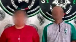 Par de farderos son sorprendidos en flagrancia en Bodega Aurrerá