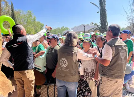 Protecci&oacute;n Civil ordena acceso en Dinoasis tras apertura