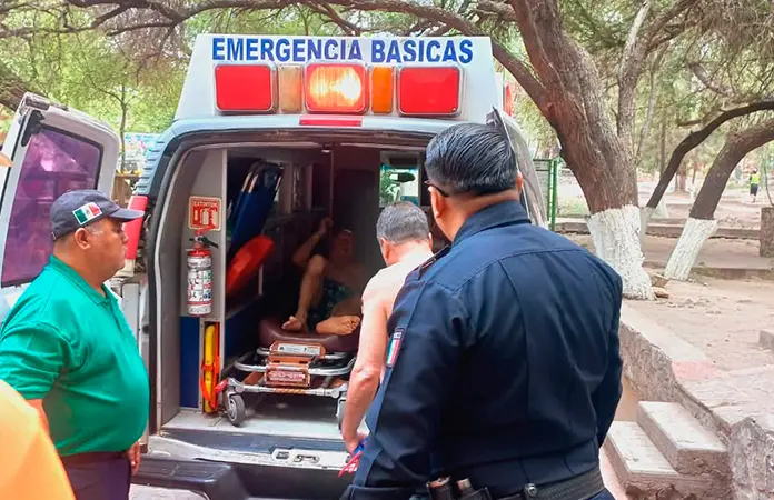 Turista se lesiona al resbalar en la Media Luna