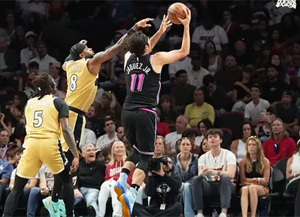 Brilla Jaquez en victoria del Heat Brilla Jaquez en victoria del Heat