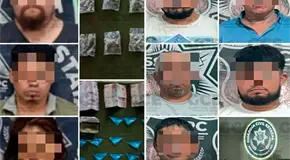 Capturan a doce presuntos maleantes en la Entidad