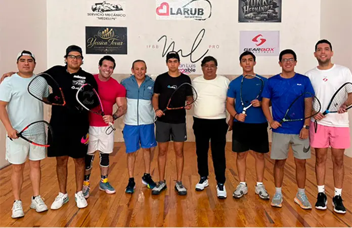 Intensa jornada de torneo de racquetbol