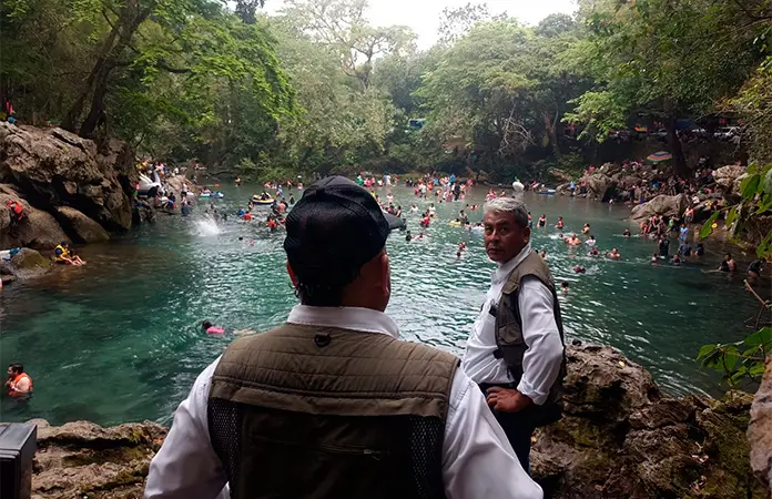 Intensifican operativos en sitios vacacionales en la Huasteca Potosina