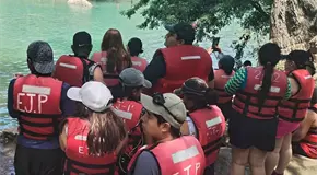 Sin chaleco, nadie se mete a un r&iacute;o