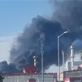 Arde empresa en Zona Industrial