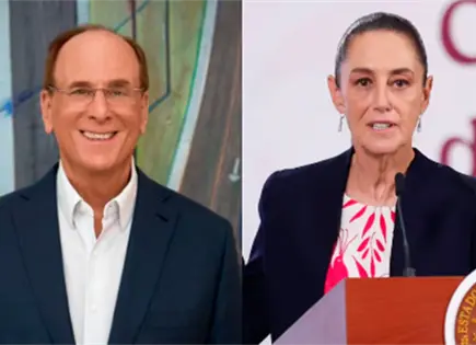 Sheinbaum recibe a CEO de BlackRock en Palacio Nacional