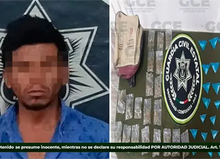 Supuesto "narco" es atrapado en San Vicente