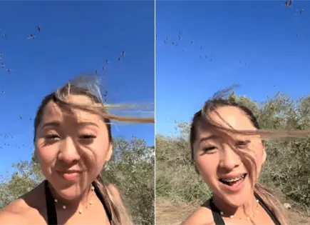 Influencer provoca huida de flamencos en Yucat&aacute;n y desata indignaci&oacute;n