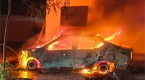 Solo dos denuncias por quema de auto