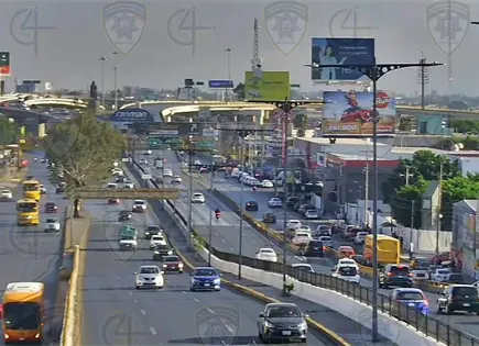 Tráfico moderado en SLP; sin afectaciones mayores Tráfico moderado en SLP; sin afectaciones mayores