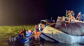 Vuelca embarcación en lago del este del Congo Vuelca embarcación en lago del este del Congo