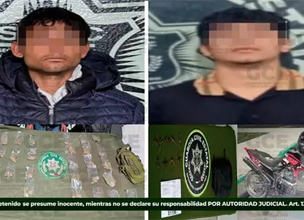 Capturan a dos delincuentes en Valles y Cedral