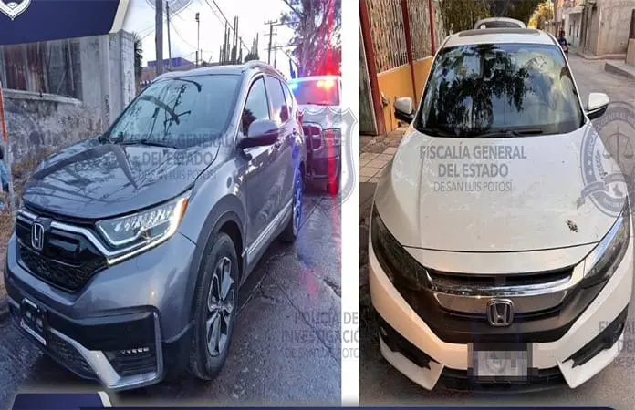 Recuperan dos automóviles con reporte de robo