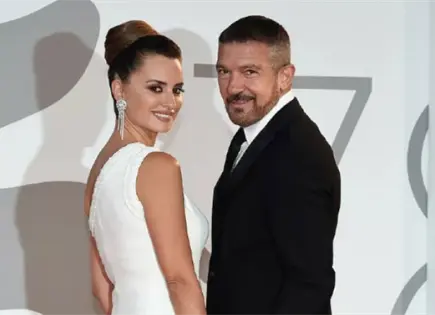 Banderas y Pen&eacute;lope se re&uacute;nen