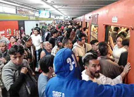 Caos en el Metro por paro de sindicato