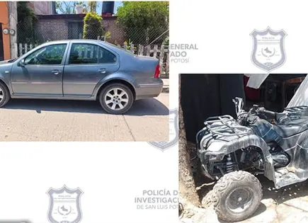 Recuperan dos veh&iacute;culos con reporte de robo