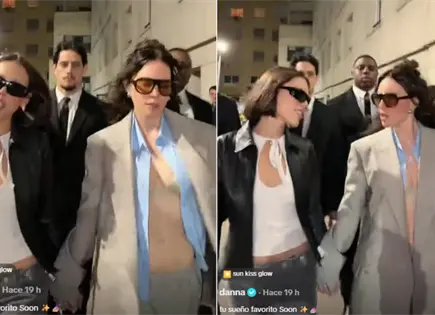 Belinda y Danna se reencuentran en Madrid y cantan juntas Belinda y Danna se reencuentran en Madrid y cantan juntas