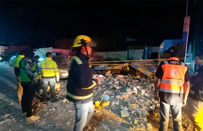 Explosión de gas acaba con vivienda