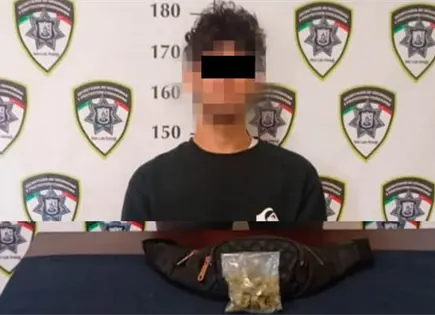 Joven es detenido por posesi&oacute;n de marihuana