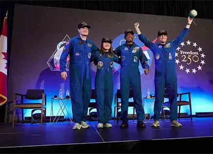 "Planeta Tierra, ustedes son una tripulaci&oacute;n"