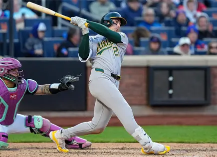 Tyler Soderstrom impulsa victoria de Atl&eacute;ticos sobre Mets en Nueva York