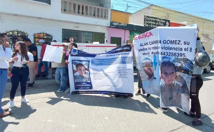 Piden a Gallardo agilizar búsqueda del menor Alan Carrera Piden a Gallardo agilizar búsqueda del menor Alan Carrera