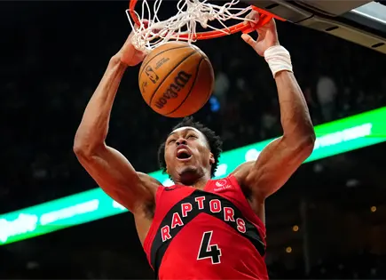 Raptors Toronto aseguran pase a playoffs con triunfo sobre Nets Raptors Toronto aseguran pase a playoffs con triunfo sobre Nets