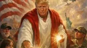 Trump borra imagen de él como Jesús, tras oleada de indignación Trump borra imagen de él como Jesús, tras oleada de indignación