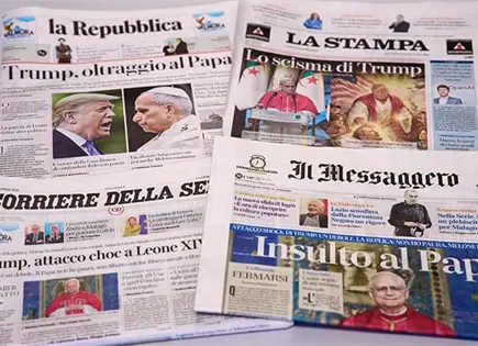 Indignan dichos de Trump contra papa Le&oacute;n XIV