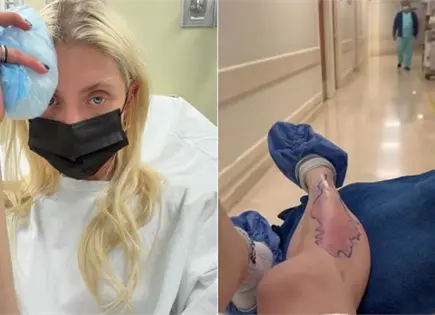 Taylor Momsen sufre picadura de ara&ntilde;a en concierto