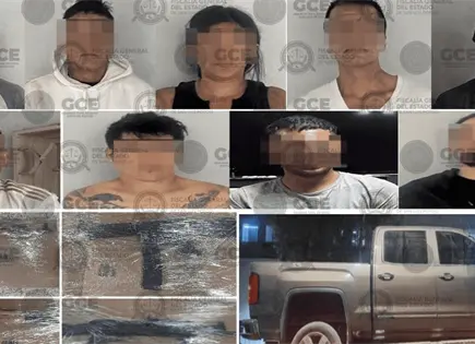 Caen 9 presuntos ligados a c&eacute;lula delictiva en Villa de Reyes