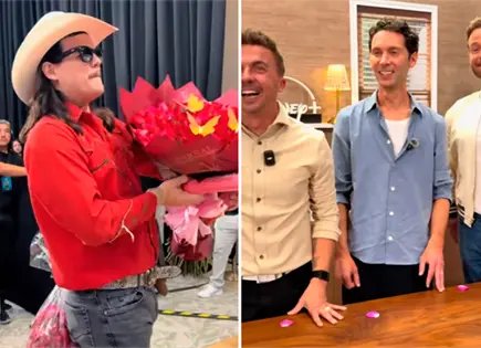 Flores El Patr&oacute;n sorprende al elenco de Malcolm en M&eacute;xico