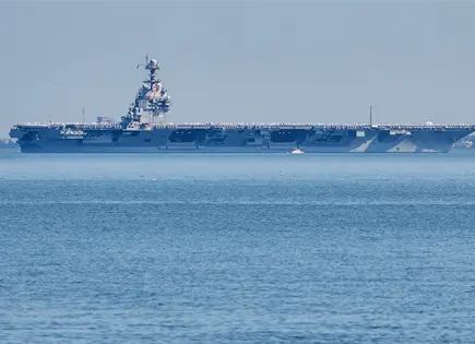 USS Gerald R Ford bate r&eacute;cord de despliegue tras casi 10 meses en el mar