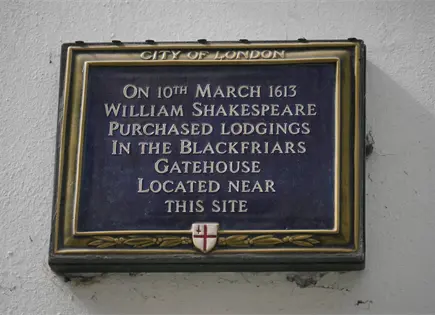 Mapa siglo XVII revela casa de Shakespeare en Londres