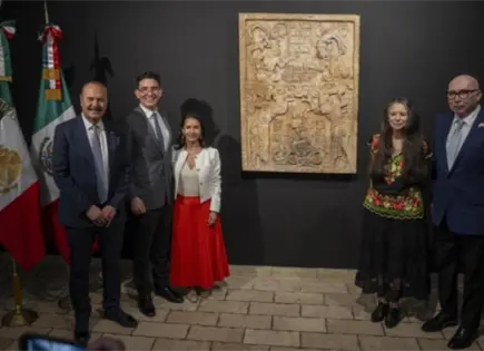 M&eacute;xico recupera en Nueva York un dintel maya