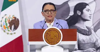 Rosa Icela Rodr&iacute;guez se re&uacute;ne con comisionado de la ONU en CDMX