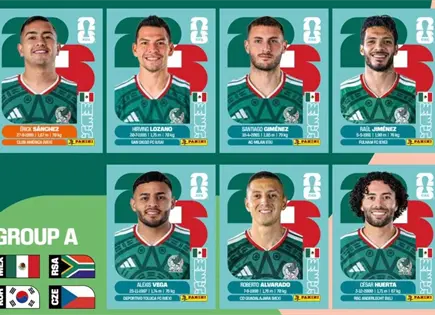 &Aacute;lbum Panini, con jugadores de M&eacute;xico que no van al Mundial