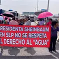 Por falta de agua, Circuito Potos&iacute; es bloqueado 2 Hrs.