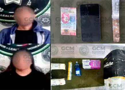 Atrapan en flagrancia a par de ladrones